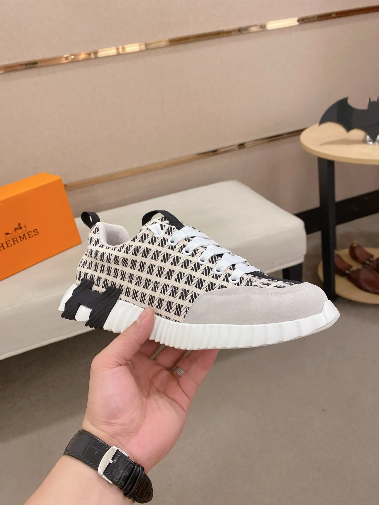 Men's clothing and shoes💰: 420💰《HERMES》【Classic Original Version】Hermès; Top 🔝 Purchasing Agency 🔍🔍Latest 🇺🇸Sold simultaneously at counters, original imported from Italy ▲▲Cow leather▲ ▲Exquisite workmanship (Italian 🇮🇹imported water-dyed 🐂cowhide lining) sole: original sole provided by the original factory, ⚠️exclusive double-layer activity·TPR·rubber·combined molded outsole; Code number: 38-44